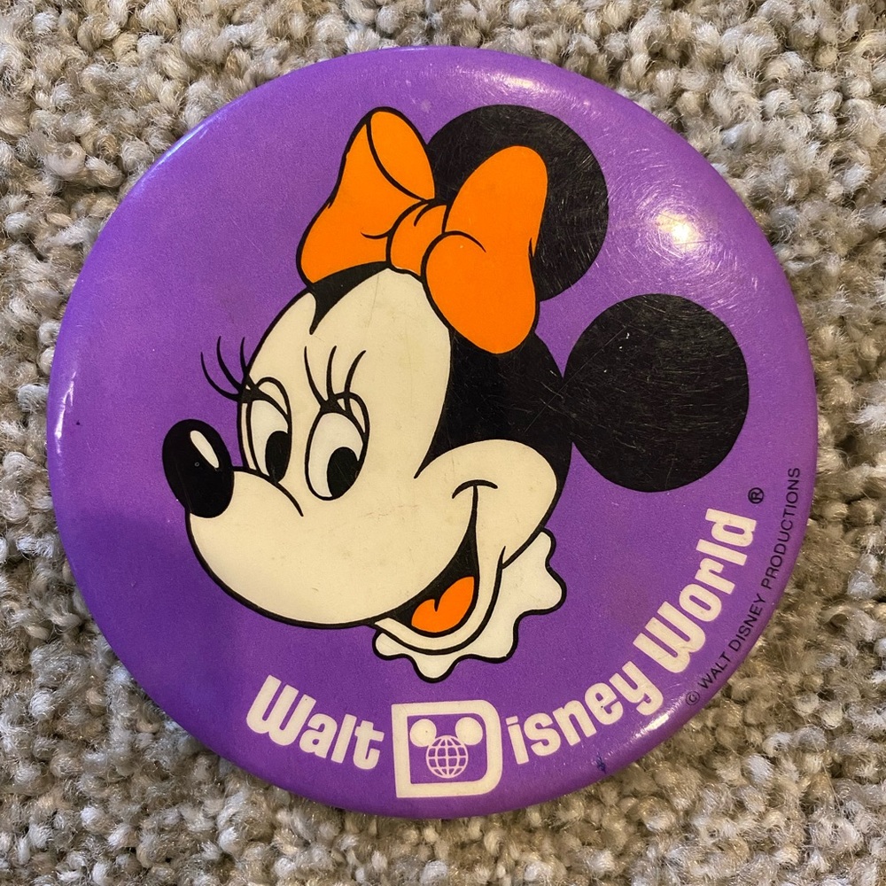 Vintage Minnie Mouse Button